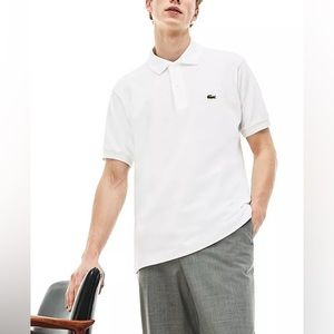 Lacoste White Men's Classic Polo Shirt